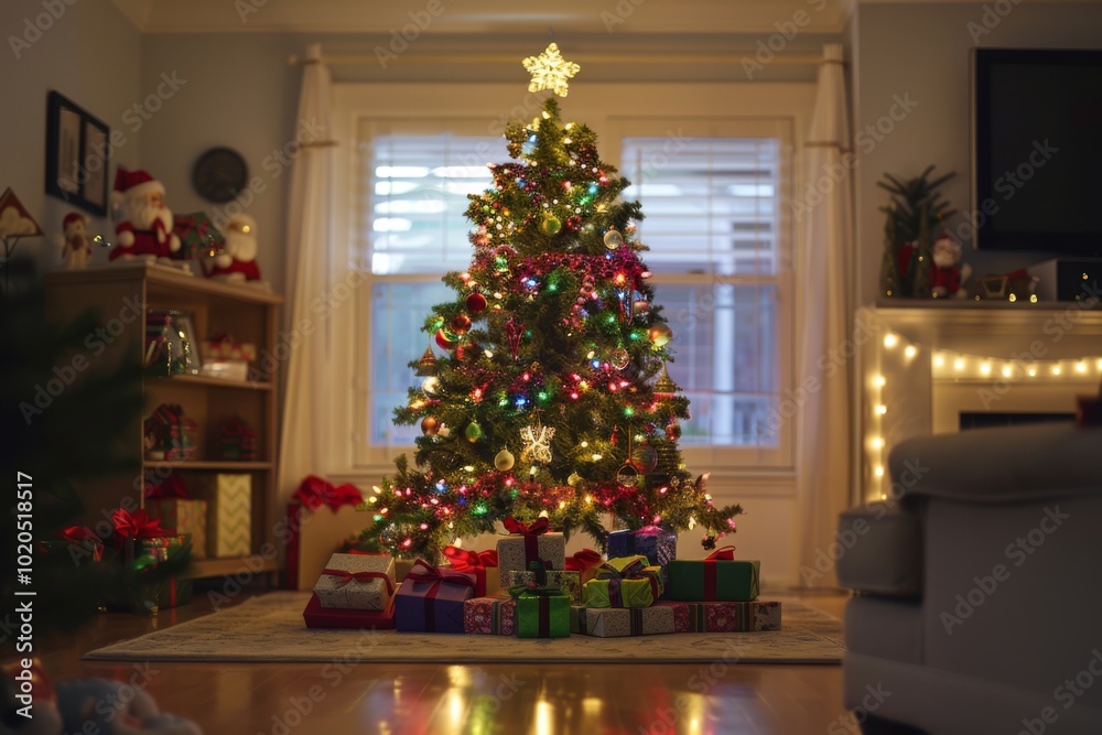 Christmas Tree and Presents Christmas Tree and Presents