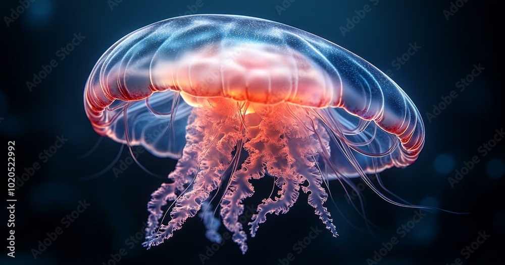 Underwater Journey - Exploring the Life of a Jellyfish Underwater Journey - Exploring the Life of a Jellyfish