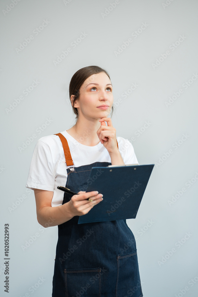 Overjoyed charming excited caucasian woman business woman worker using smartphone feeling happy to empty copy space isolated on background. Overjoyed charming excited caucasian woman business woman worker using smartphone feeling happy to empty copy space isolated on background.