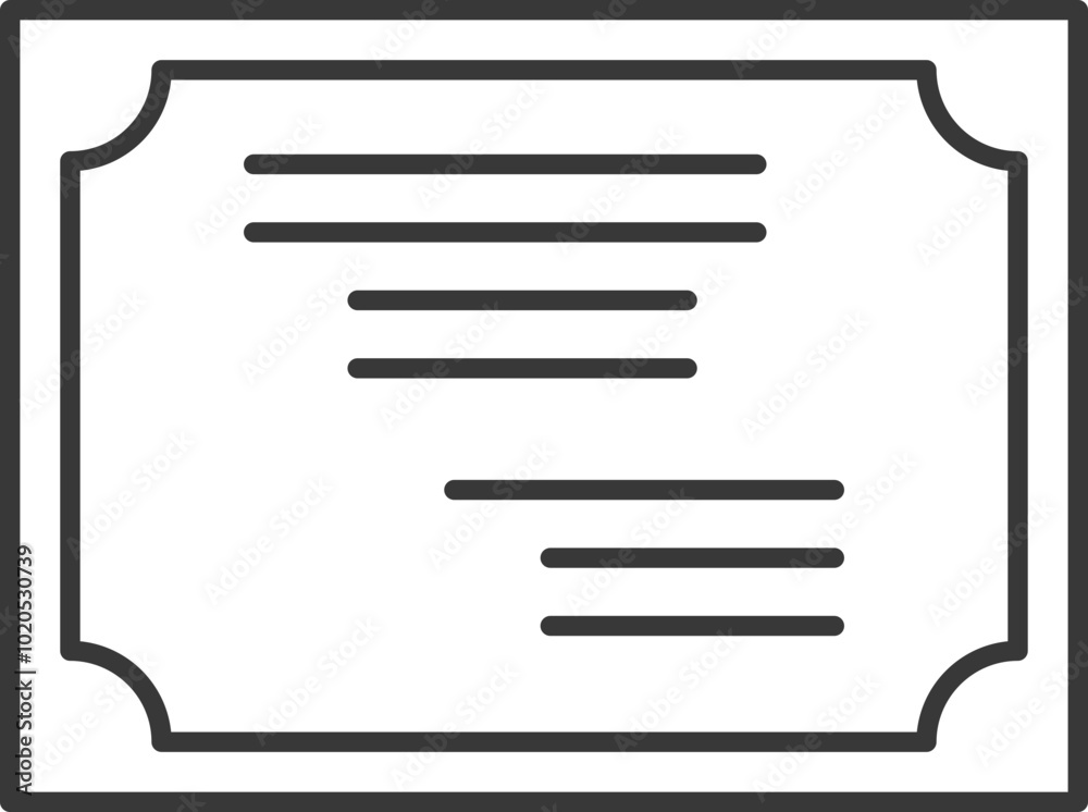 Quality certificate icon. Graduation degree diploma of university, college, school, other education training or course. Achievement or award document badge. Quality certificate icon. Graduation degree diploma of university, college, school, other education training or course. Achievement or award document badge.