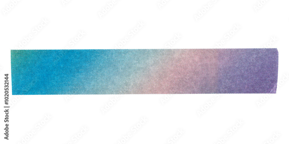 Obraz premium Gradient washi tape png, collage element