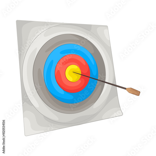 Illustration of archery 