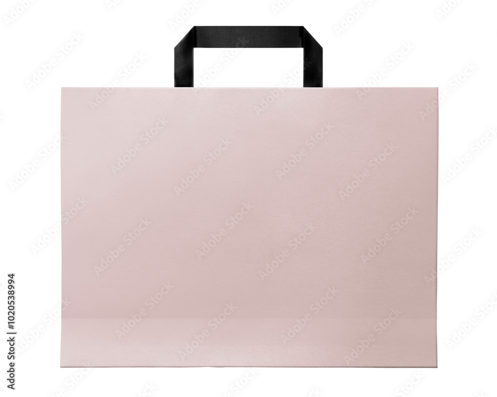 Png pink paper bag mockup on transparent background Png pink paper bag mockup on transparent background