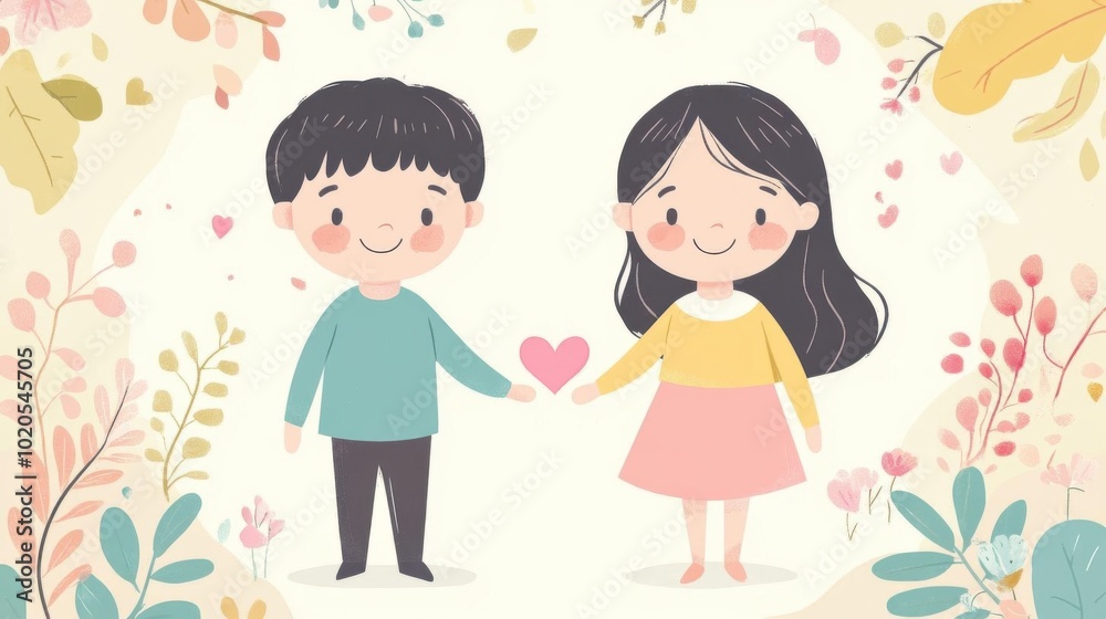 A pinky promise between siblings, symbolizing a bond of trust and love, sibling promise, family bond, illustration, no blur, photo not dark, everything is clear, copy space A pinky promise between siblings, symbolizing a bond of trust and love, sibling promise, family bond, illustration, no blur, photo not dark, everything is clear, copy space