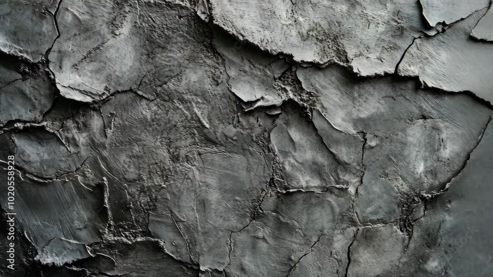 A close-up shot of weathered, gray concrete A close-up shot of weathered, gray concrete