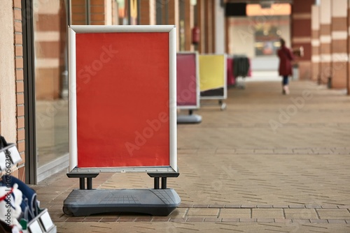 Generic discount sale sign of a shop