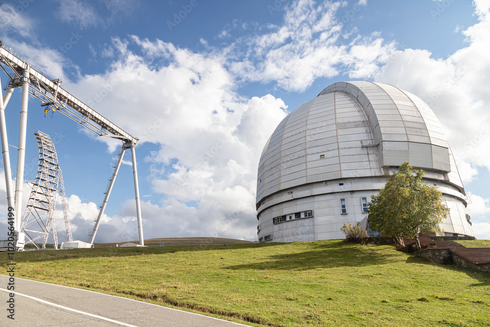 Entrance to the building of Special Astrophysical Observatory Entrance to the building of Special Astrophysical Observatory