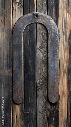 Wallpaper Mural A rustic wooden background with an old steel Torontodigital.ca