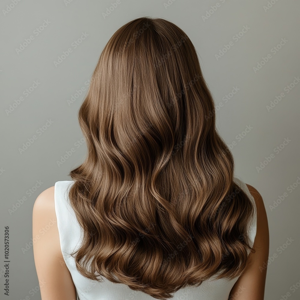 Naklejka premium hair of a woman