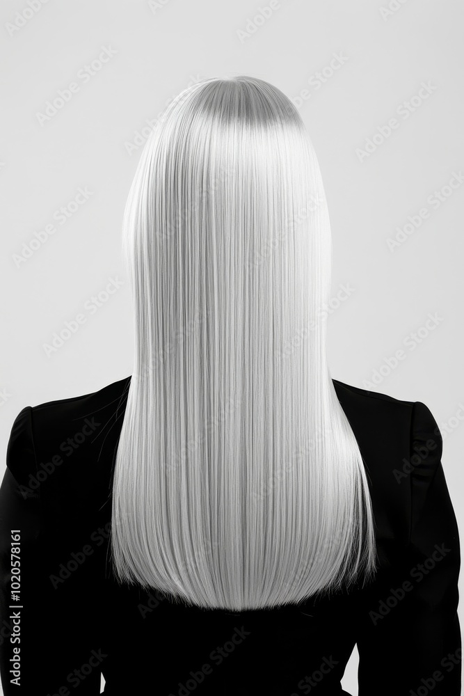 Naklejka premium woman with hair