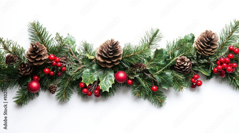 The Greenery with Pinecones Decoration The Greenery with Pinecones Decoration