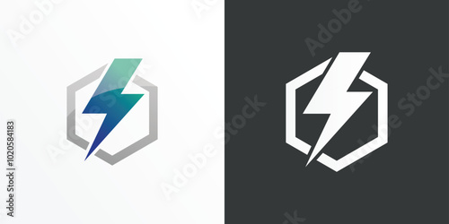 thunder logo design vector template. Thunder Electric Ligthning Bolt Logo.