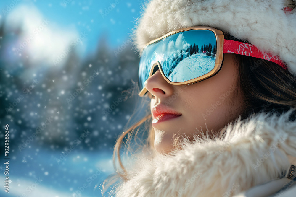 Fancy winter resort ski snowboard sports active leisure family friends leisure, Generative AI Fancy winter resort ski snowboard sports active leisure family friends leisure, Generative AI