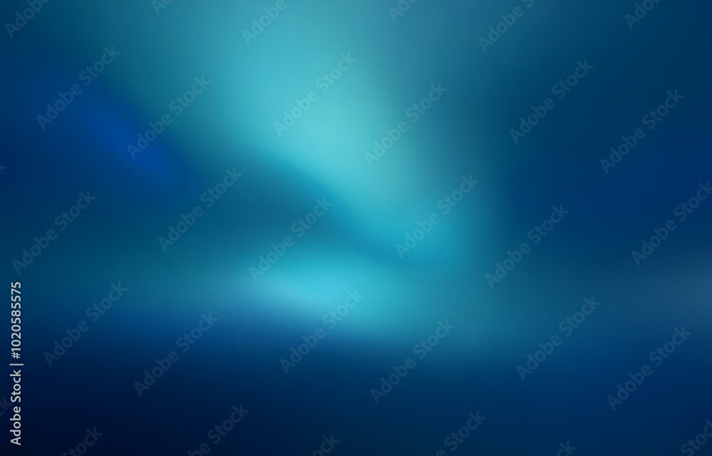 Fototapeta premium Blurred abstract background with blue and teal tones.