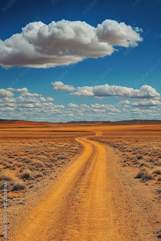 road in the desert road in the desert