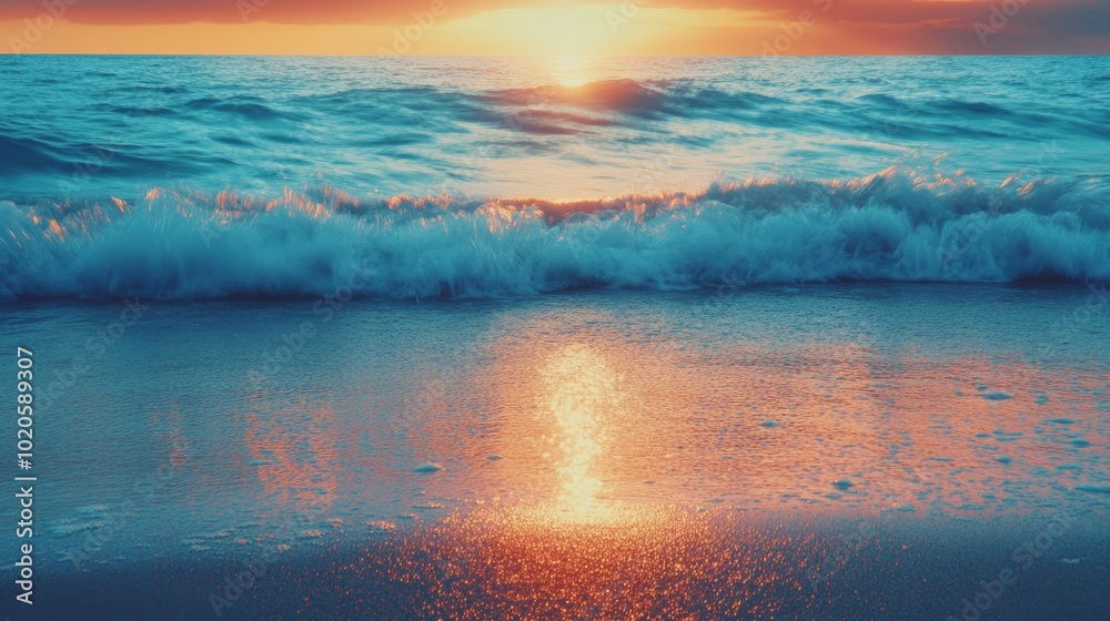 Obraz premium sunset over the sea