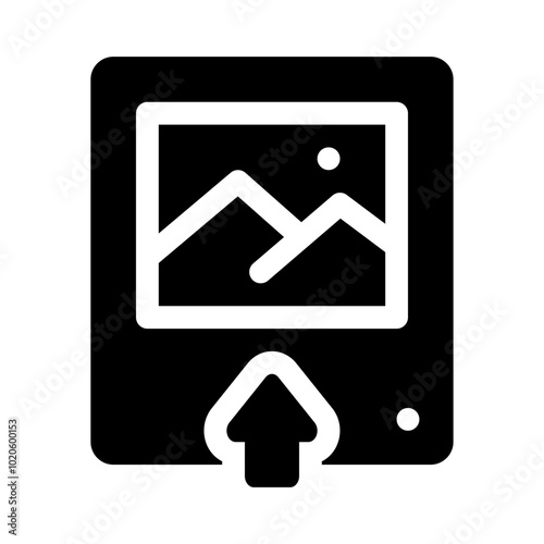 Image Upload glyph icon