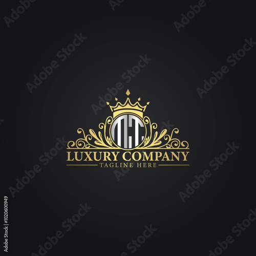 Elegant Gold Crest Logo for Premium Brands