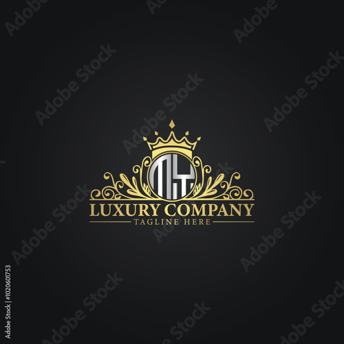 Elegant Gold Crest Logo for Premium Brands