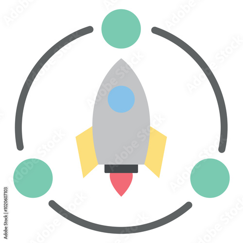 Lean Start up icon can be used for uiux. Vector illustration isolated on white background.