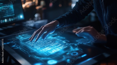 Futuristic Technology Interface