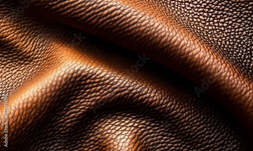 up view of a red leather texture, sopa, cloth, generation AI