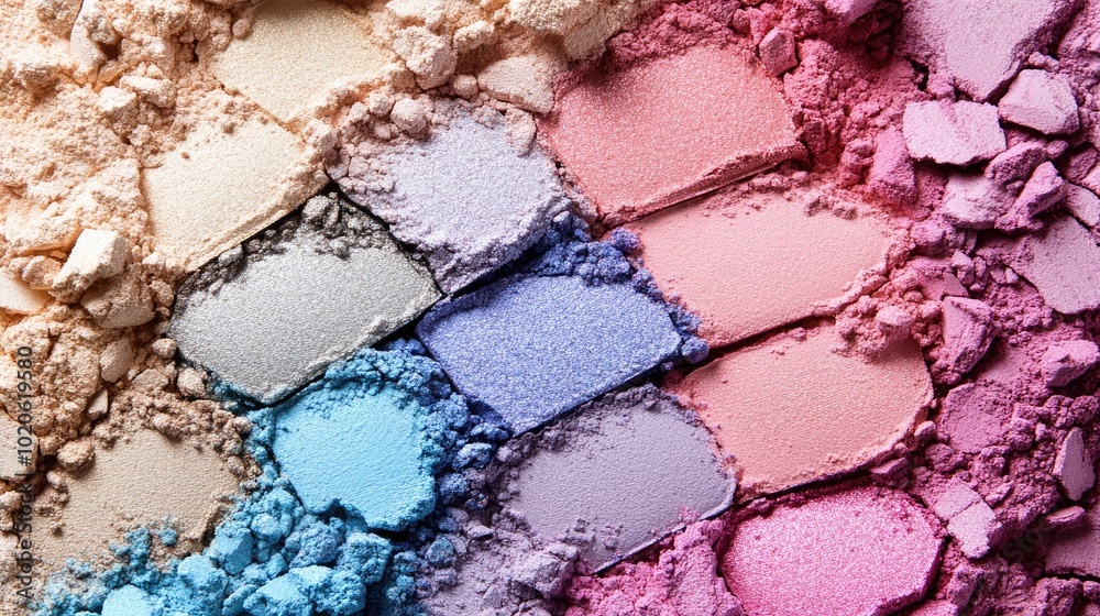 Colorful eyeshadow palette with various shades. This image is perfect for advertising, beauty blogs, or social media posts related to makeup. Colorful eyeshadow palette with various shades. This image is perfect for advertising, beauty blogs, or social media posts related to makeup.