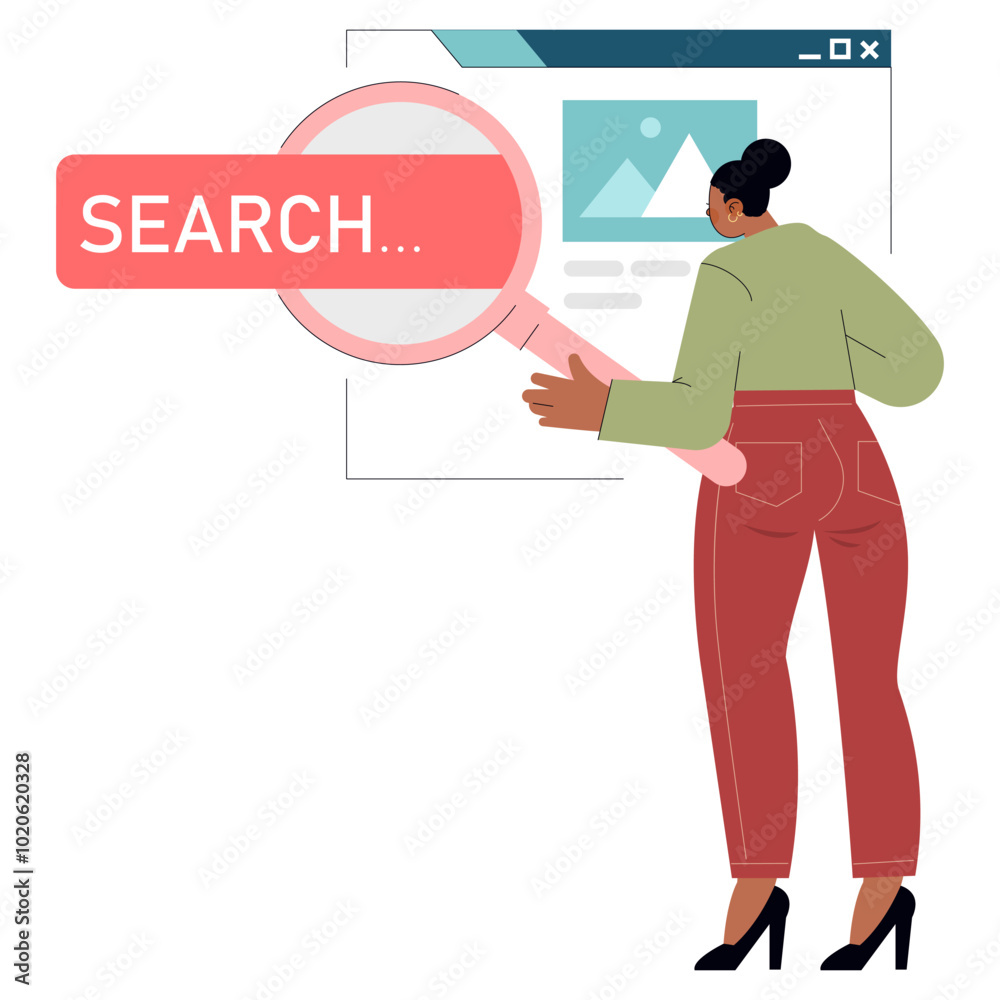 Diversity Businesswoman. Flat Vector Illustration Diversity Businesswoman. Flat Vector Illustration