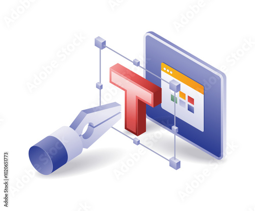 Designing digital products on a computer