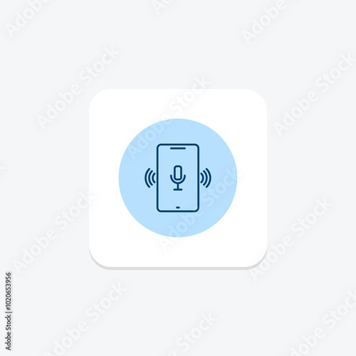 Voice Assistant pentaglow , vector, pixel perfect, illustrator file