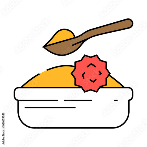 sesame allergen free product food line icon vector. sesame allergen free product food sign. isolated symbol illustration