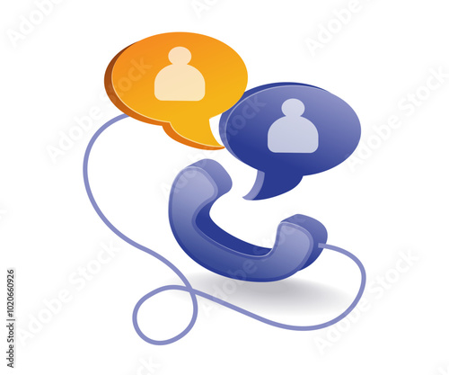 Communication with landline telephone