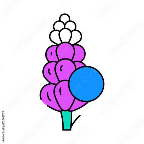 lupin allergen free product food line icon vector. lupin allergen free product food sign. isolated symbol illustration