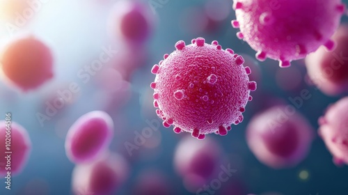 Bacterial infection biofilm protecting cells, resistance mechanism, 3D illustration