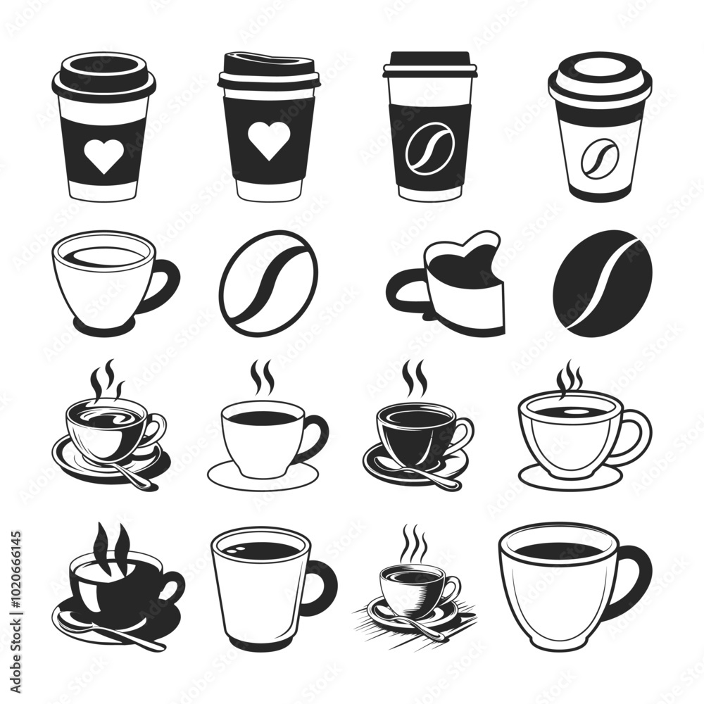 Coffee SVG, Coffee Cup Cut File, Coffee Mug Vector, Coffee Lover Silhouette, Cricut Cutting File, Coffee icon Clipart, I Love Coffee Coffee SVG, Coffee Cup Cut File, Coffee Mug Vector, Coffee Lover Silhouette, Cricut Cutting File, Coffee icon Clipart, I Love Coffee