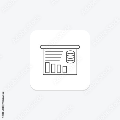 Data Augmentation thinline icon , vector, pixel perfect, illustrator file