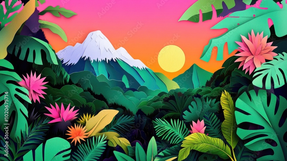 Lush green mountains in a vibrant landscape of Latin America Lush green mountains in a vibrant landscape Lush green mountains in a vibrant landscape of Latin America Lush green mountains in a vibrant landscape