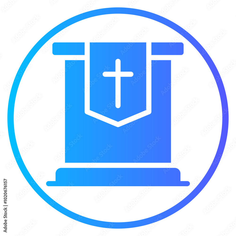 Obraz premium Altar gradient icon
