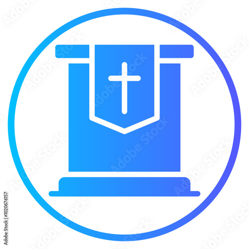 Altar gradient icon