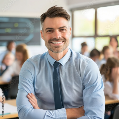 portrait of a school teacher 