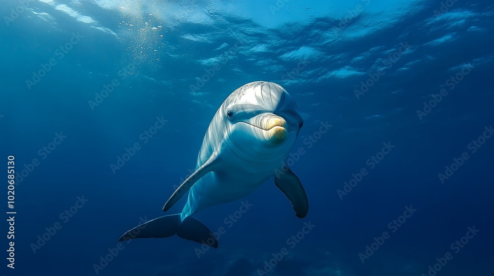 Fototapeta premium dolphin in the water
