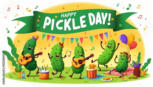 pickle day banner,