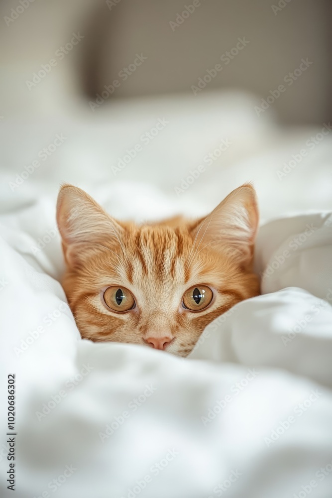 cat sleeping on the bed cat sleeping on the bed