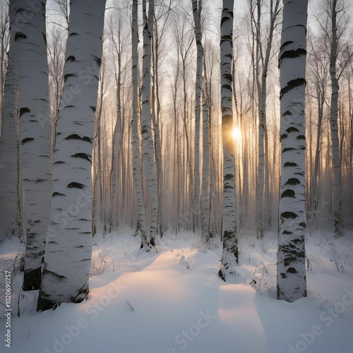 forest in winter