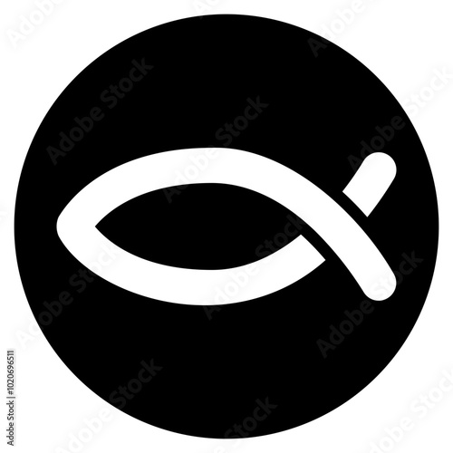 fish glyph icon