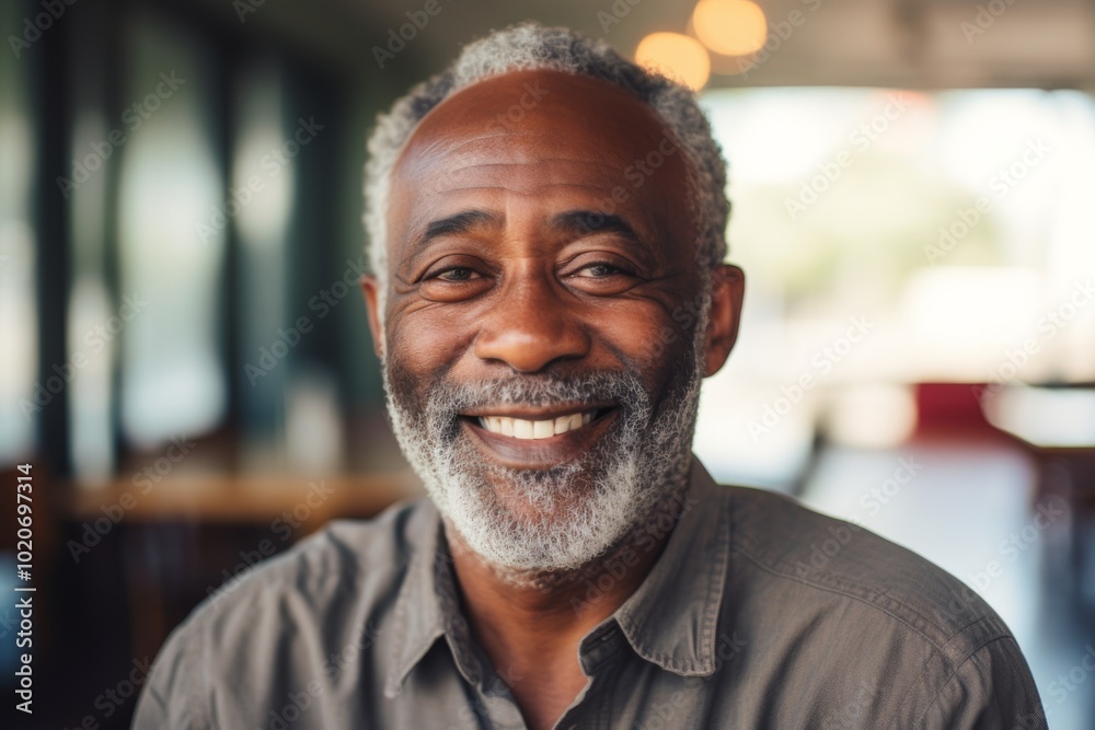 Portrait of a elderly man in a nursing home