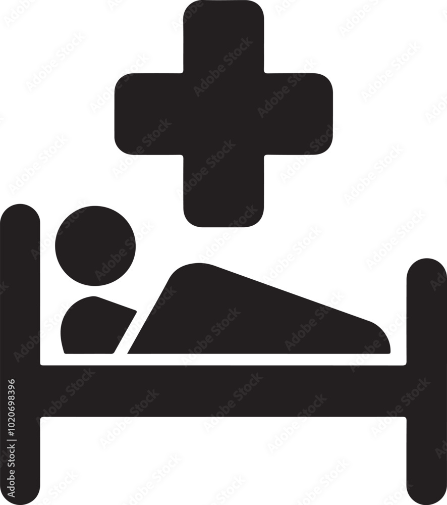 Hospital icon vector art illustration Hospital icon vector art illustration
