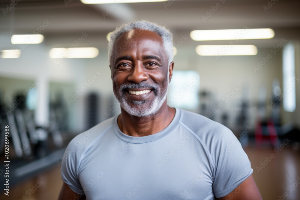 Portrait of a senior basketball player in indoor gym Portrait of a senior basketball player in indoor gym