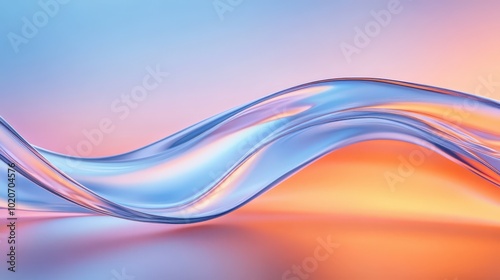 Wallpaper Mural Vibrant abstract waves of color Torontodigital.ca