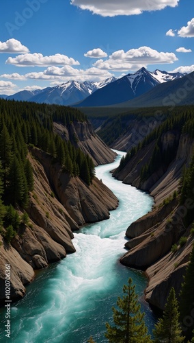 A stunning scenic landscape wallpaper featuring Salmon Snake Rivers in Idaho